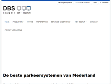 Tablet Screenshot of dbslogipark.nl
